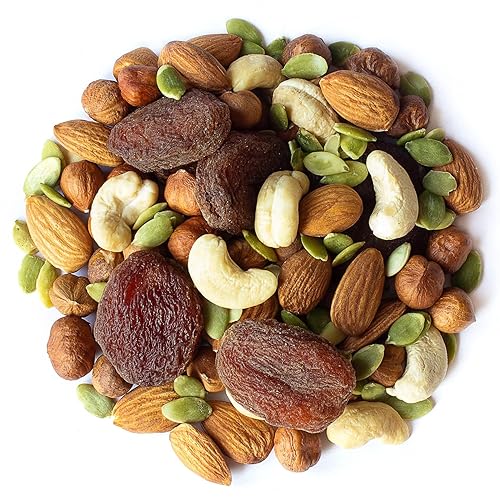 Miniatura 3 de Mezcla orgánica Active Life Trail Mix, 8 onzas, mezcla de bocadillos crudos y sin OMG contiene anacardos, semillas de calabaza, albaricoques,