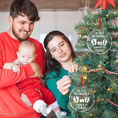 Miniatura 7 de Regalos para nuevos padres para parejas, adorno de Navidad para el primer bebé 2023  Nueva mamá, nuevo papá, mamá primeriza, regalo para padres