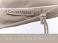 Vista 5 de Covermates Funda rectangular para mesa decorativa – Funda para muebles de patio al aire libre, resistente al agua, otomana/mesa auxiliar, poliéster