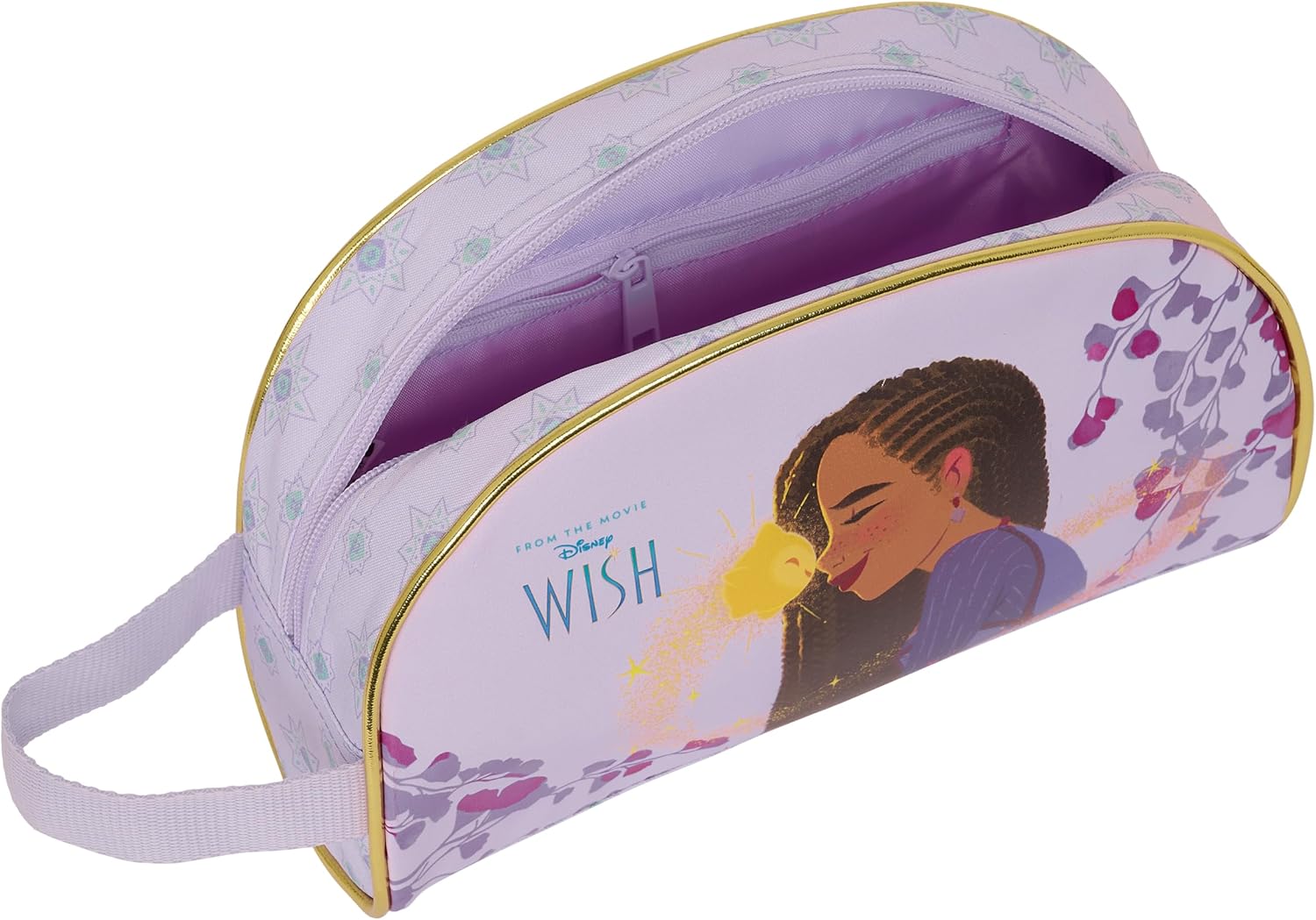 Safta Wish – Large Children's Toiletry Bag, Adaptable to a Cart, Ideal for Children from 5 to 14 Years, Comfortable and Versatile, Quality and Resistance, 26 x 16 x 9 cm, Purple, Lilac, Estándar,,