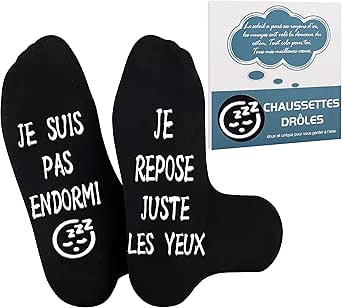 Chaussettes Cadeau Papy - 'Si Papy Peut Pas Le Réparer...' - Coton Doux Taille 43-46 - Cadeau Grand-Père Original - 4