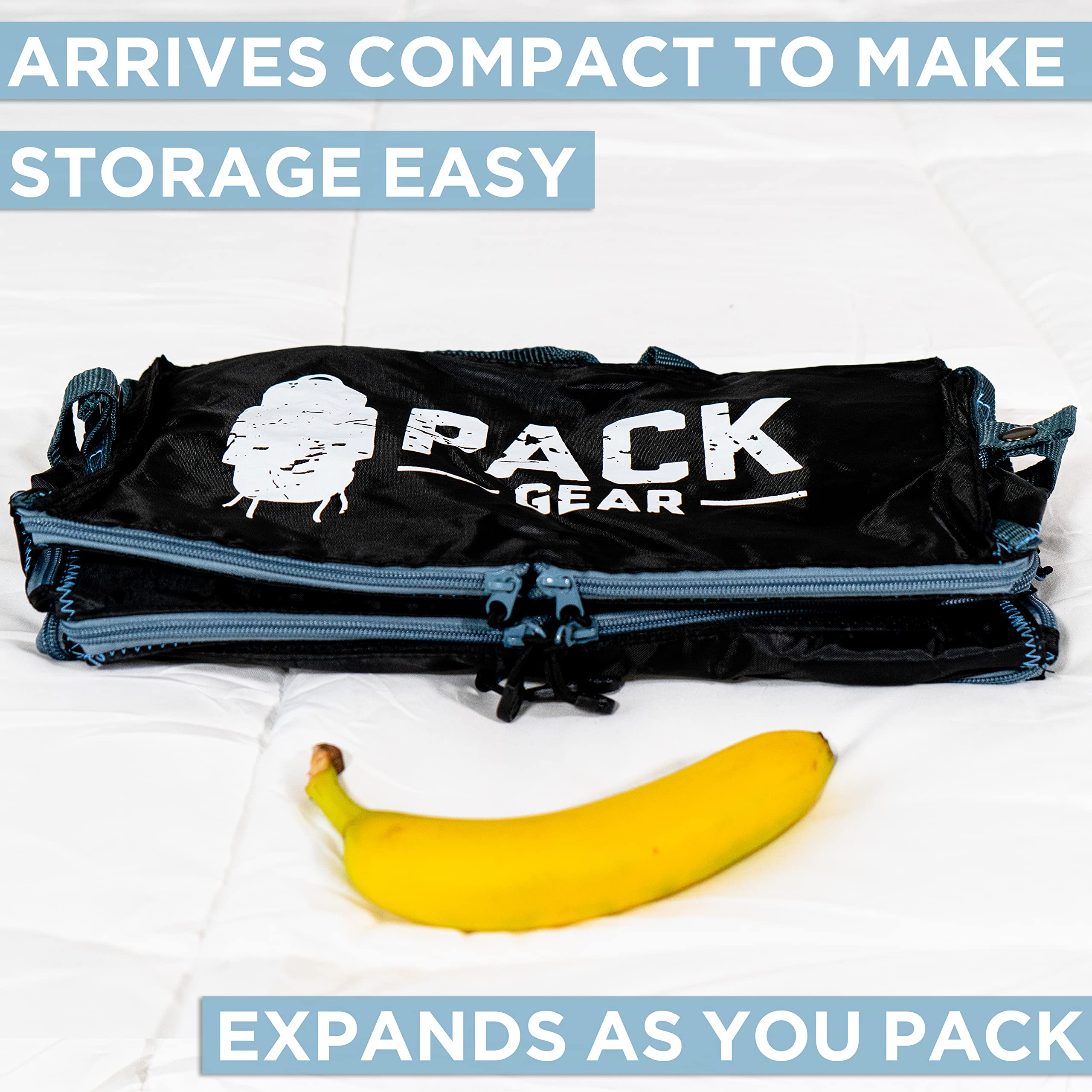 Buy Pack Gear Large Suitcase Organizer Pack Weeks of Clothing In Your Suitcase With These