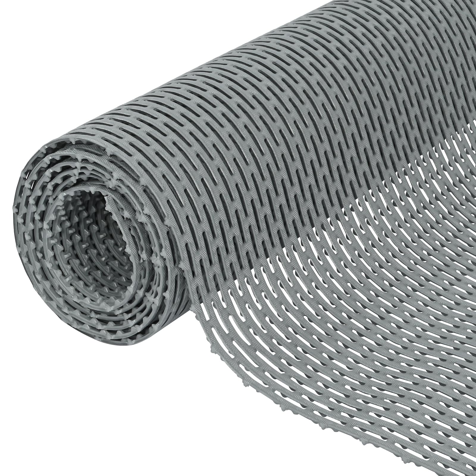 tonchean Tappetino per drenaggio, antiscivolo, per ambienti bagnati, drenaggio, 90 x 300 cm, in PVC, per esterni, antiscivolo, spessore 5 mm
