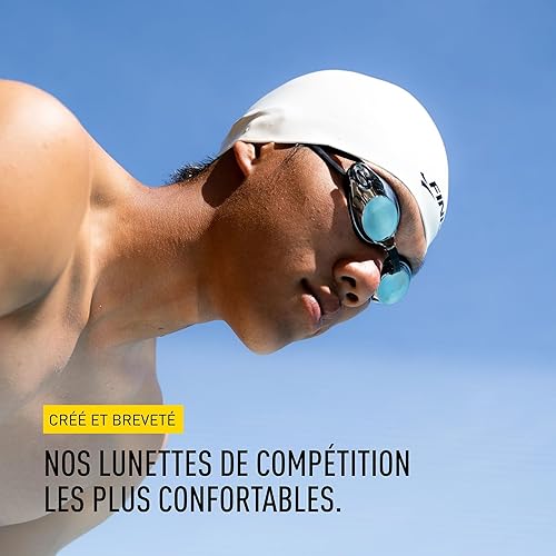 Miniatura 7 de FINIS Bolt Competition - Gafas de natación  Protección UV y lentes antivaho  3 piezas nasales  Ajustable  Adulto