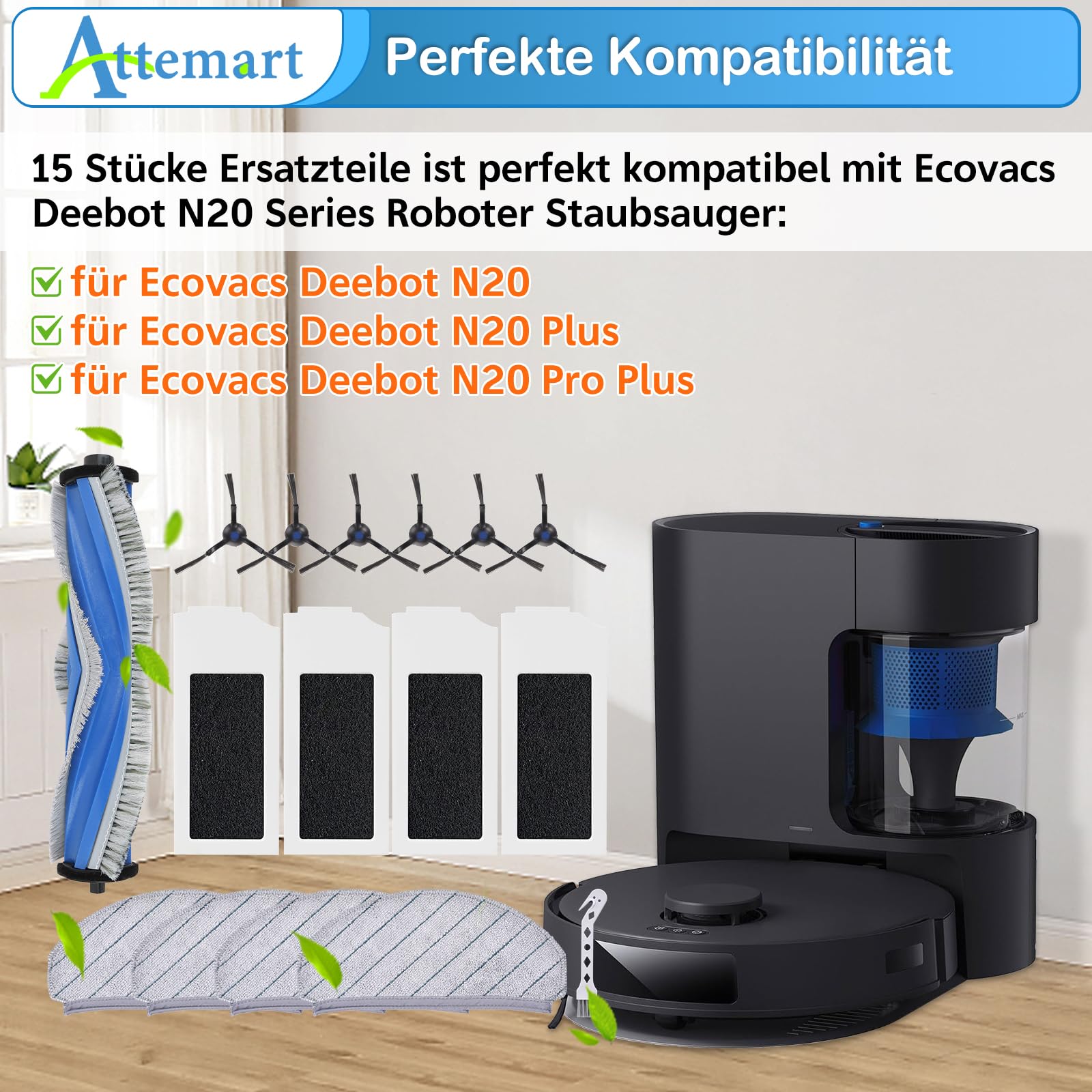 N20 Accessori Di Ricambio Compatibili Per ECOVACS DEEBOT N20, N20 Plus