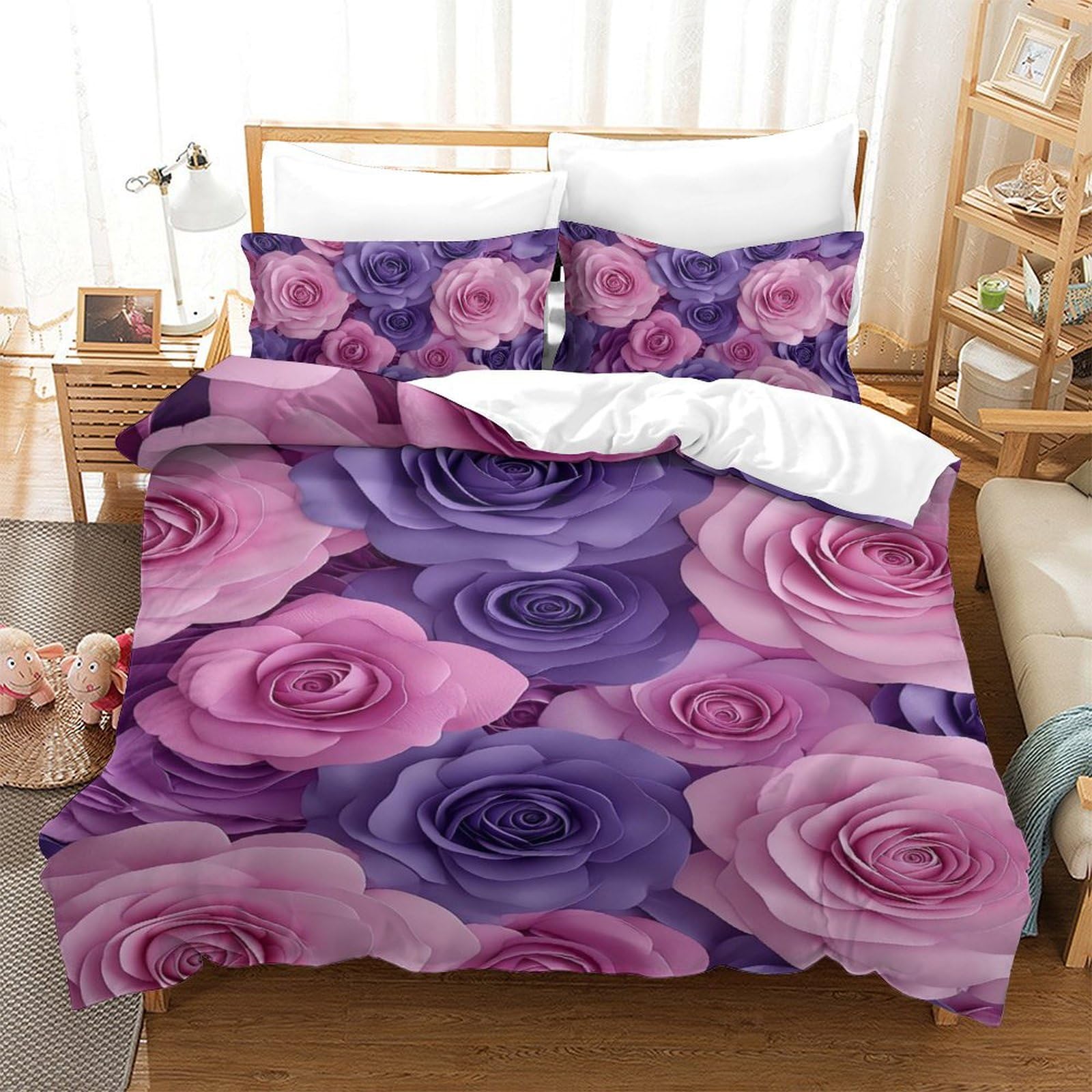 Housse de couette 140x200cm pour rafraîchir la décoration de chambre d'ado