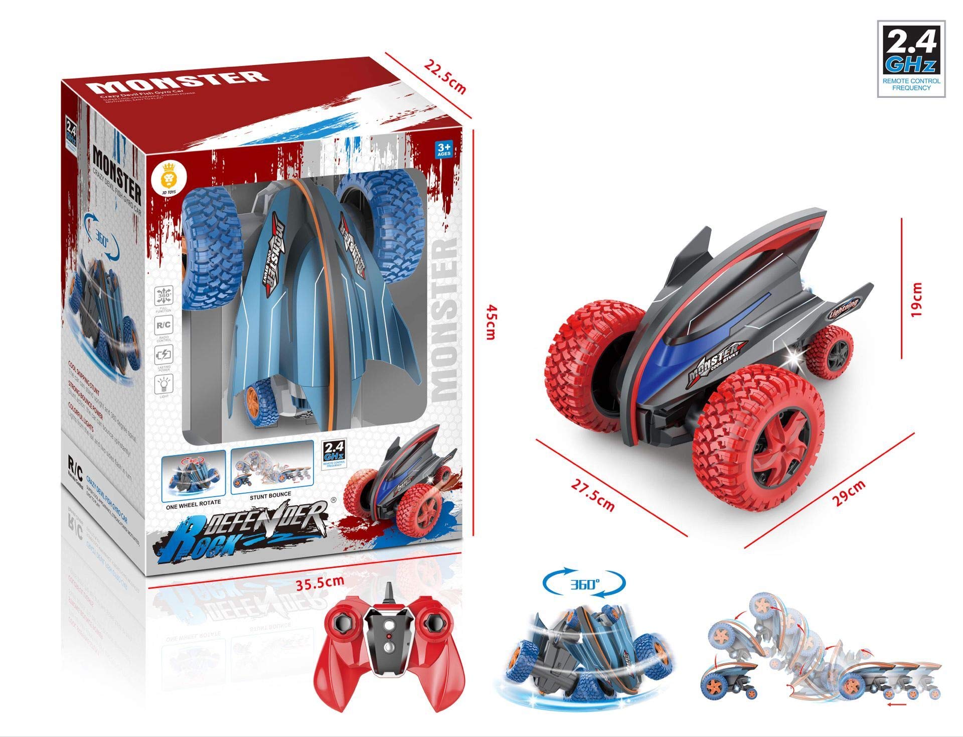 FTT RC MANTA RAY - RED