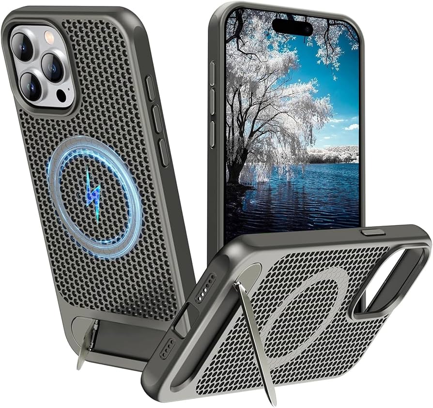 Amazon.co.jp: iphone 14 pro ケース Magsafe対応 ワイヤレス充電 放熱