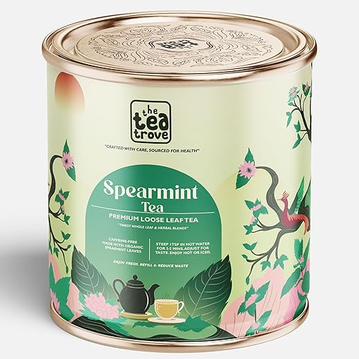 The Tea Trove Organic Spearmint Tea for Pcos & Pcod relief 1