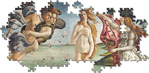 Miniatura 5 de Clementoni 32572 El Nacimiento de Botticelli 2000 piezas Colección Museum Nacimiento de Venus 2000 piezas, fabricado en Italia, rompecabezas para