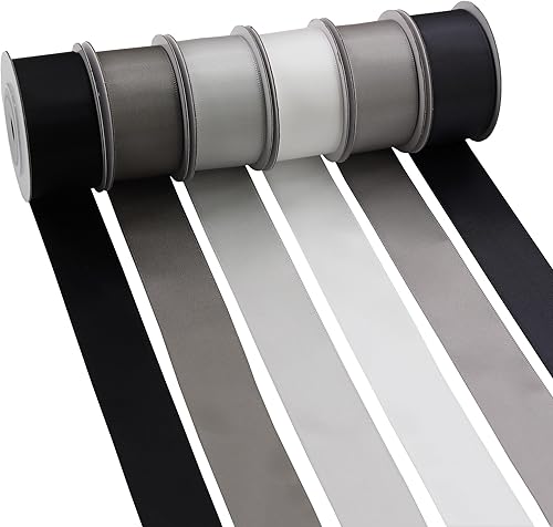 Cinta de satén azul de tela sólida, cinta de satén de doble cara de 1 pulgada para envolver regalos, bodas, cumpleaños, decoración de baby shower,