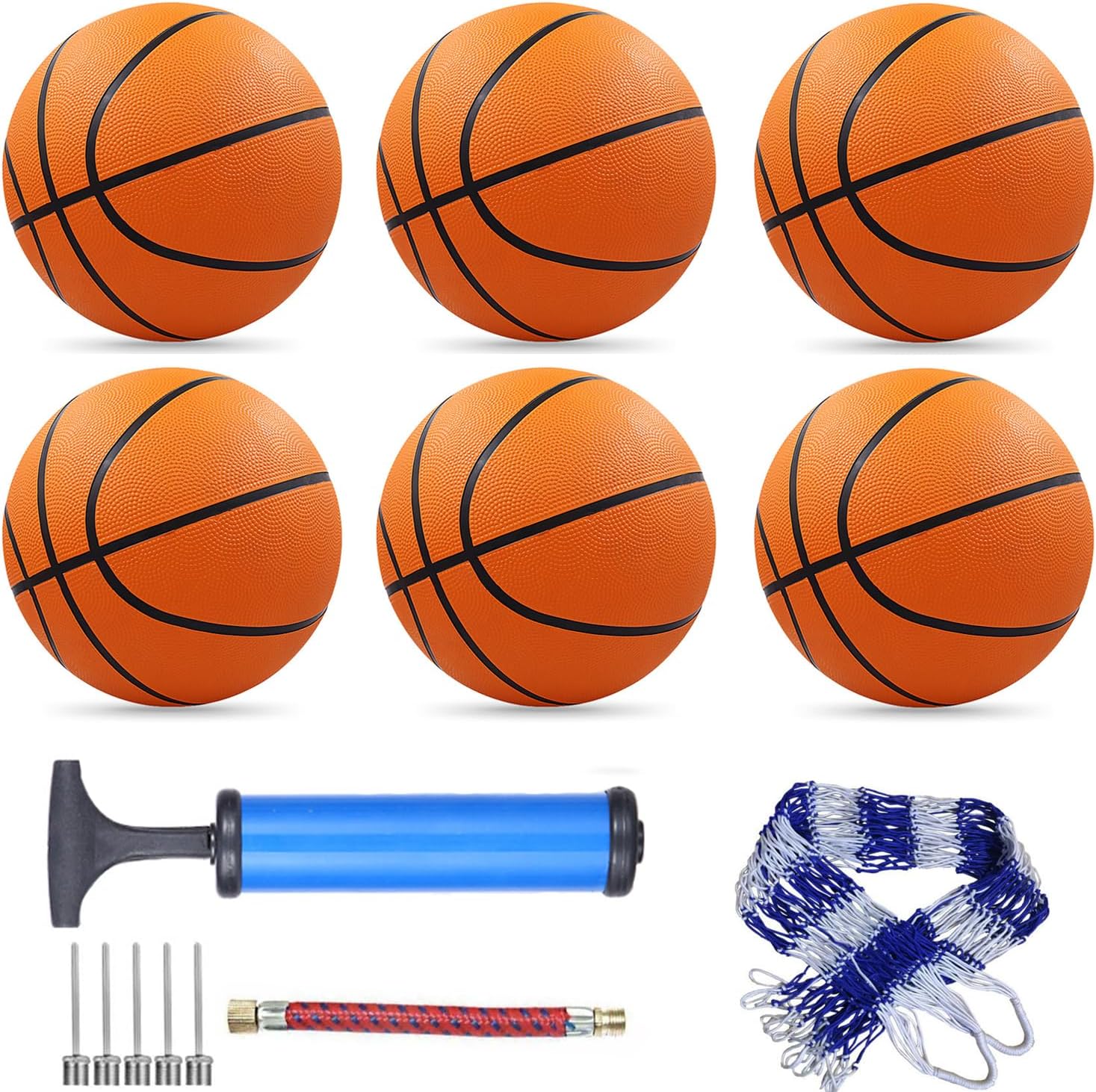 LonlyEagle 6 Pack Size 7 Basketballs for Men and Women for