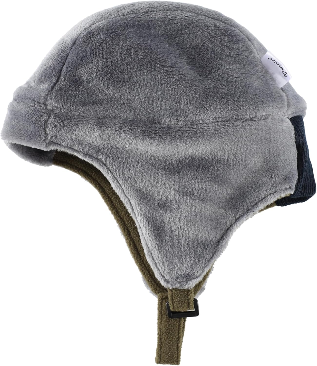 Connectyle Men's Fleece Thermal Skull Cap Warm Winter Hat with Ear Flaps Trapper Hat Outdoor Cold Weather Hat - Image 4