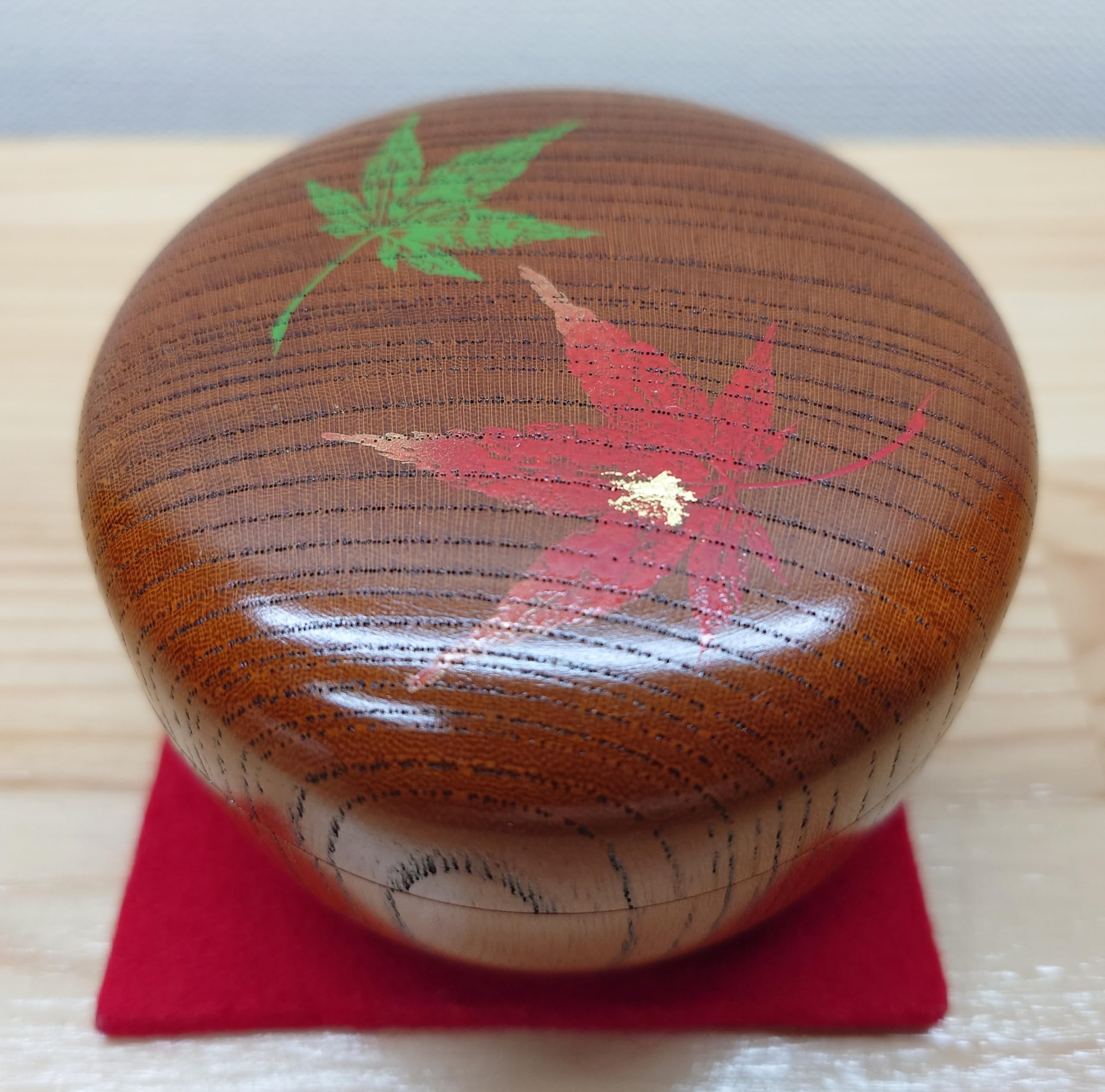 Amazon｜【逢絢亭】茶道具 棗 平棗 欅（けやき）材 摺漆（すりうるし