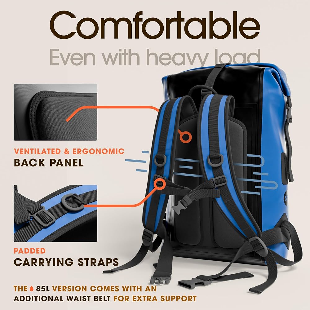 Amazon.com: Earth Pak Waterproof Backpack - Heavy Duty Roll-Top 