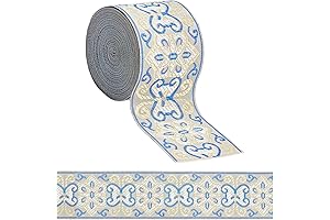 GORGECRAFT Vintage Embroidered Curtain Trim Tape