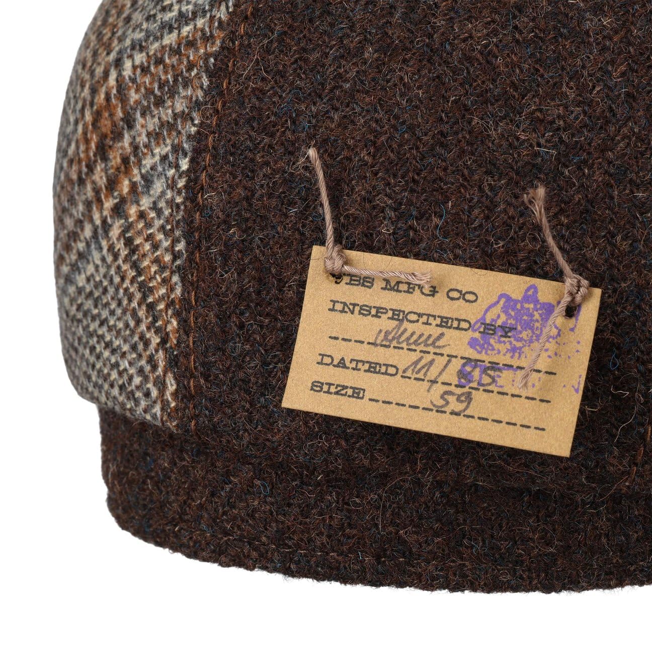 Stetson Alverton Driver Flatcap Patchwork Made in Germany Herren Herbst Winter