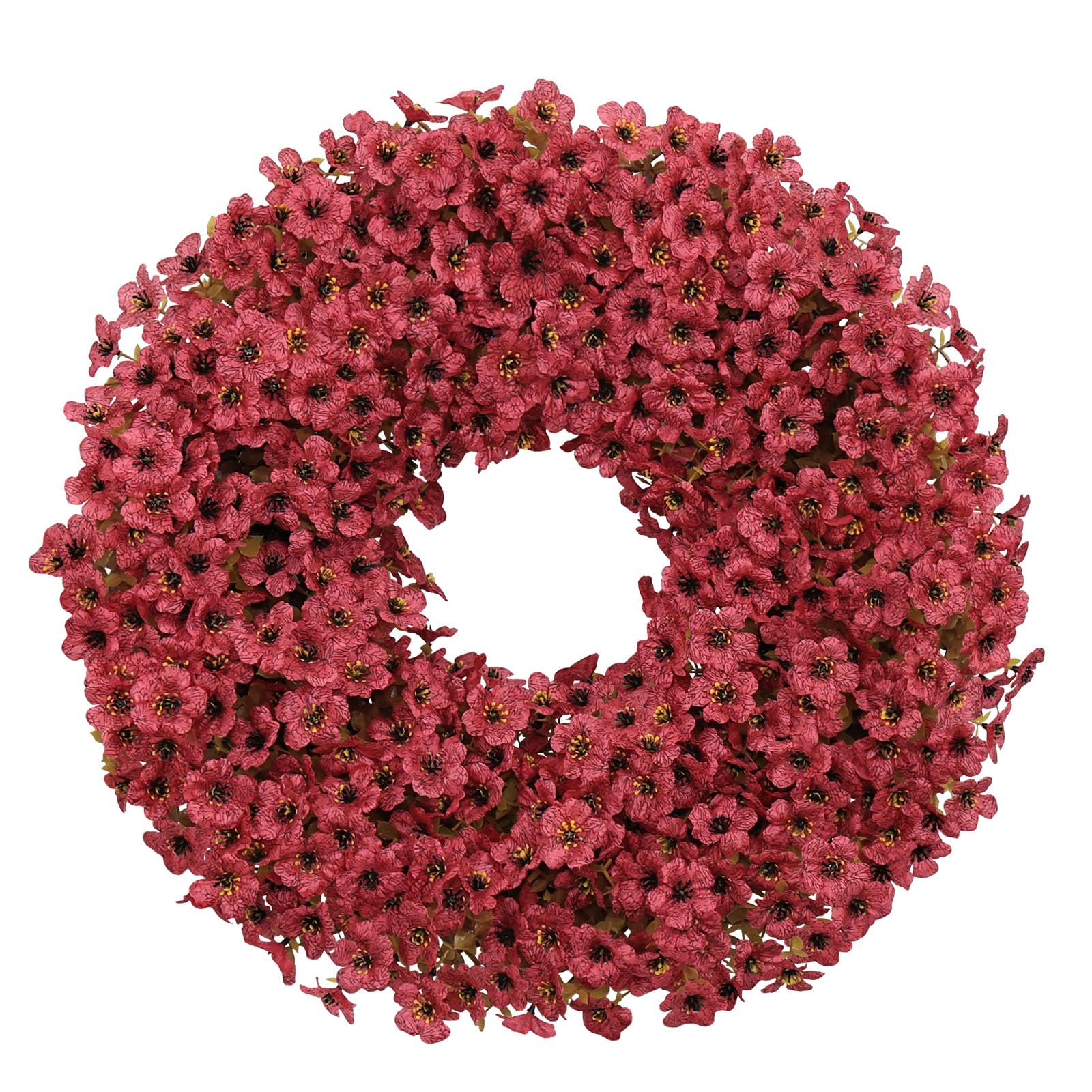 THE BLOOM Artificial Mums Autumn Wreath