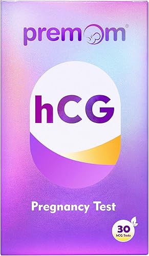 Premom Pregnancy Test Strips- 30 Pack Early Detection Pregnancy Test Kit Powered by Premom Ovulation Predictor iOS and Android APP