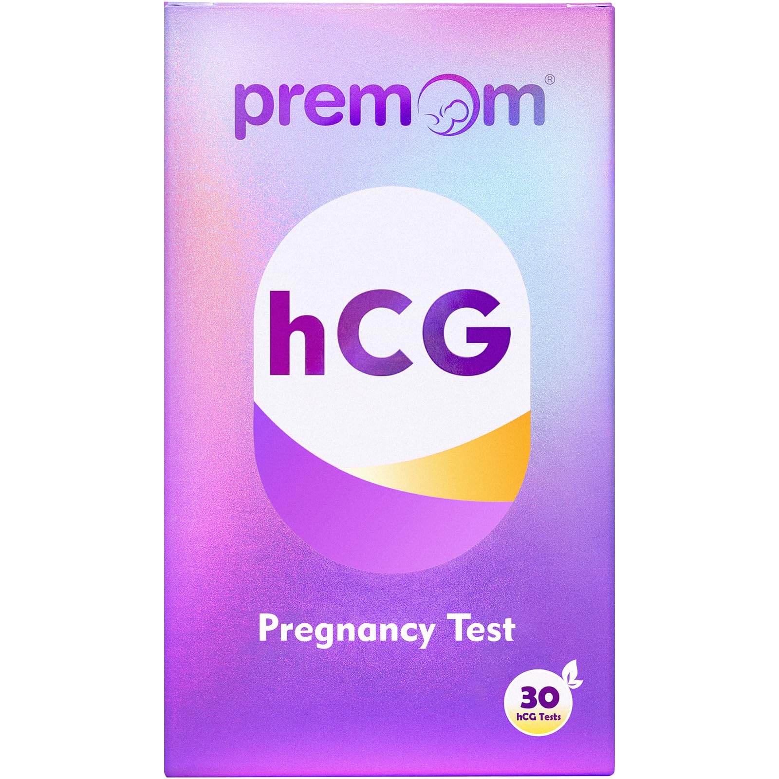 Premom Pregnancy Test Strips: 30 Early Detection Pregnancy Test Kit - Rapid Detection Pregnancy Test, Ultra Early HCG Pregnancy Tests 10mIU/ml | Powered by Premom Ovulation Predictor