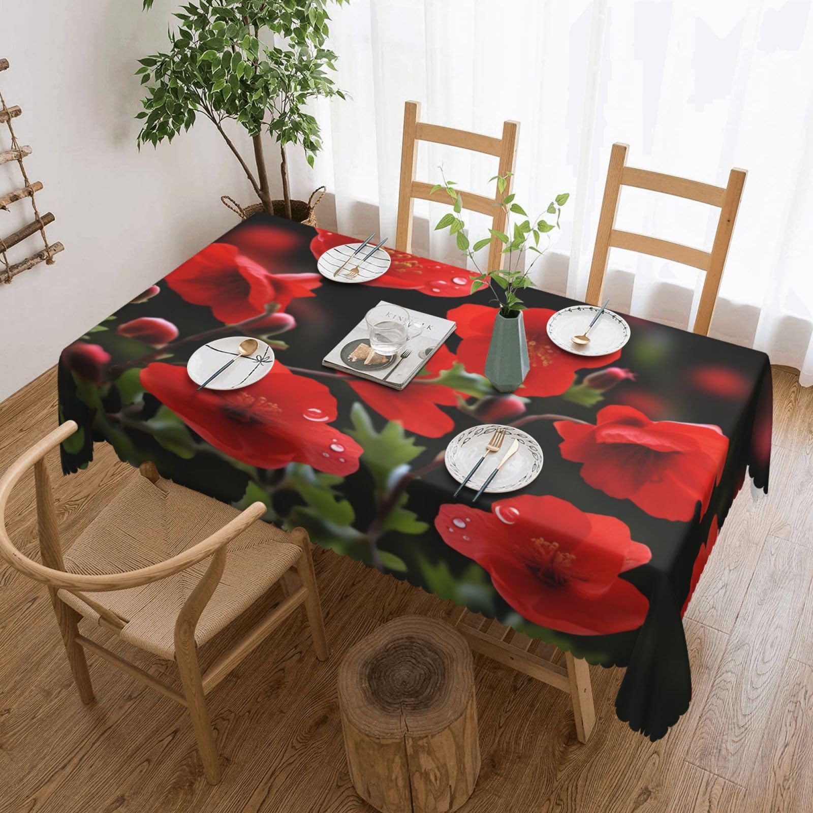 Nappe rectangulaire imperméable et anti-tache de 137 x 183 cm