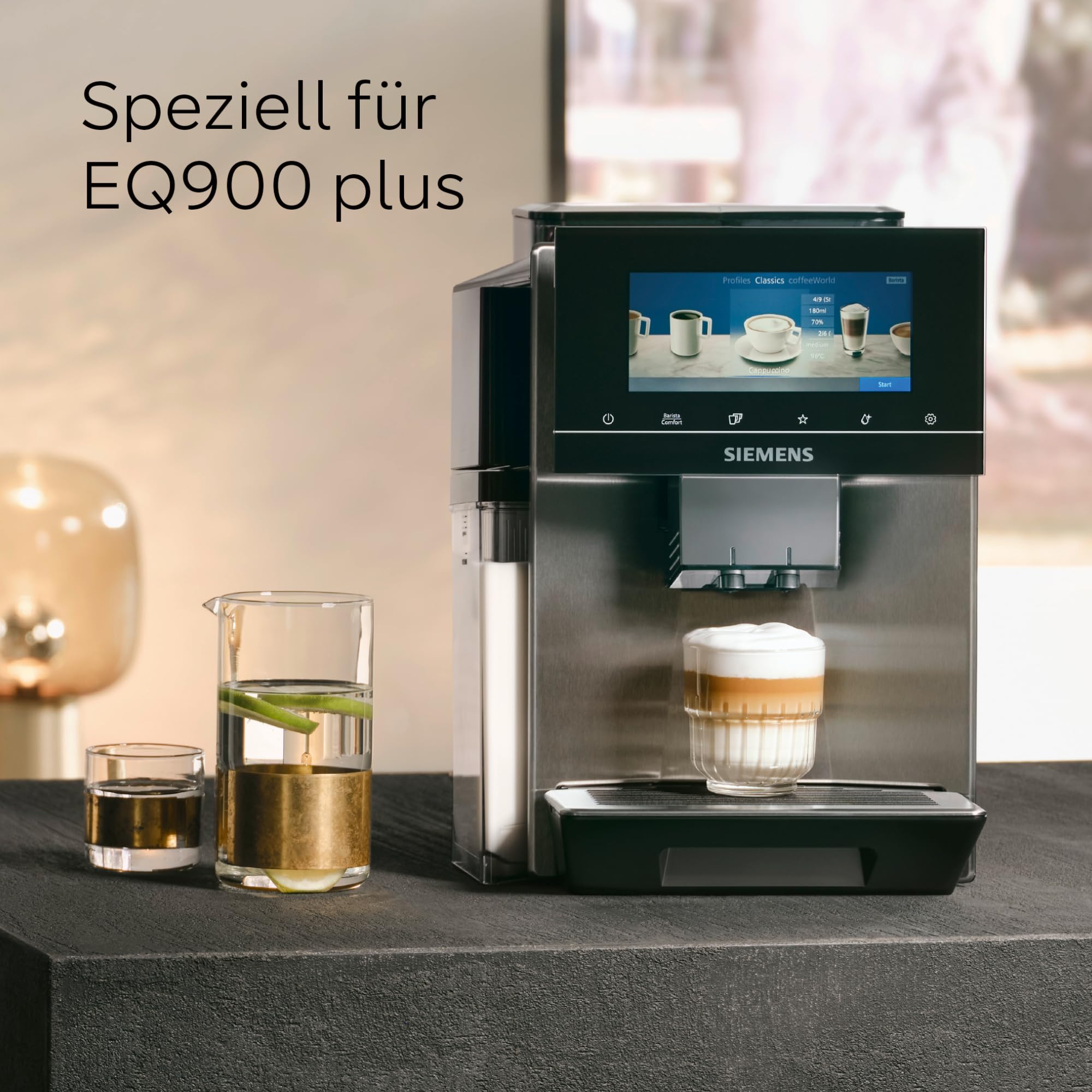 Siemens Cartucho descalcificador TZ800Z2 para cafeteras automáticas EQ900plus, contenido de un cartucho de descalcificación