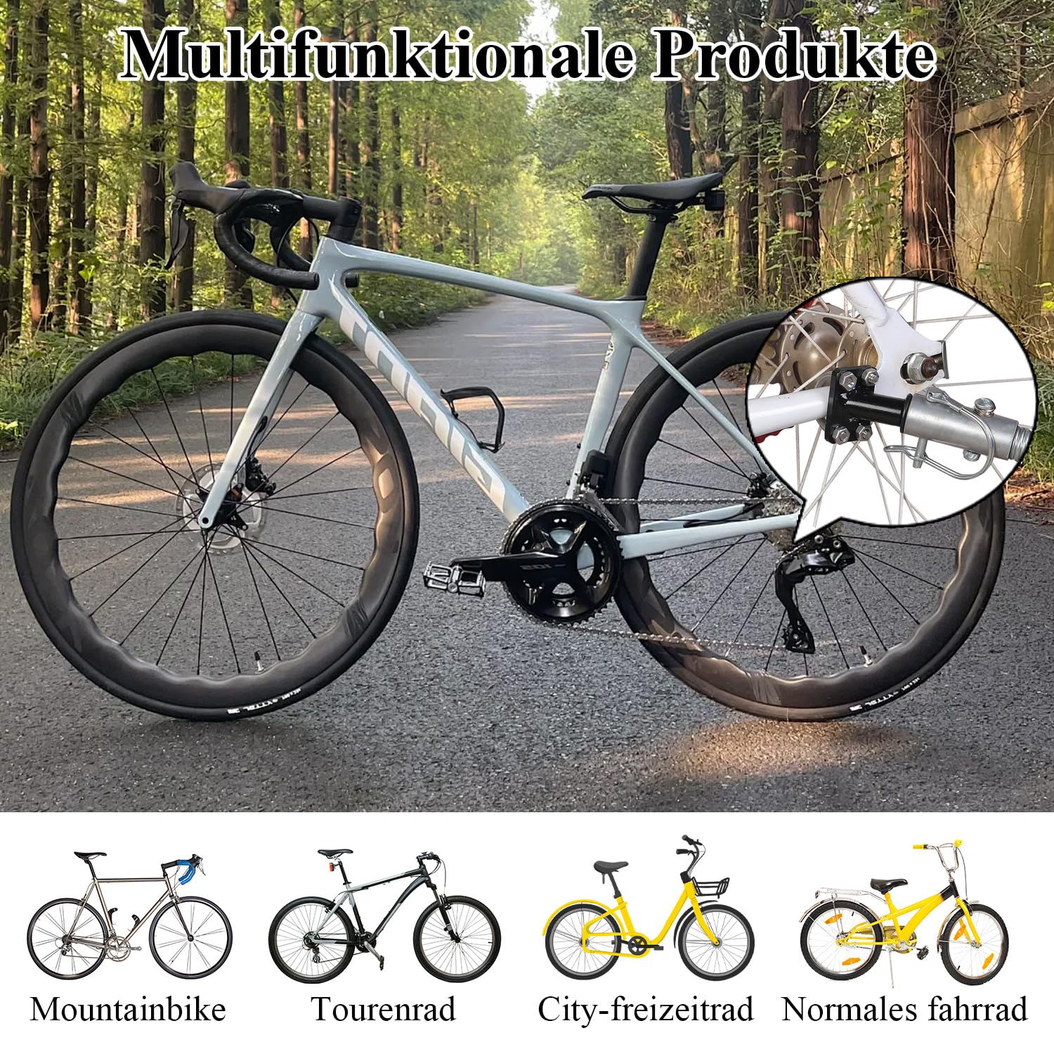 Remolque de bicicleta, remolque de bicicleta, enganche de remolque de bicicleta, acoplamientos de bicicleta con pasador de seguridad para remolques infantiles, perros, mascotas, niños