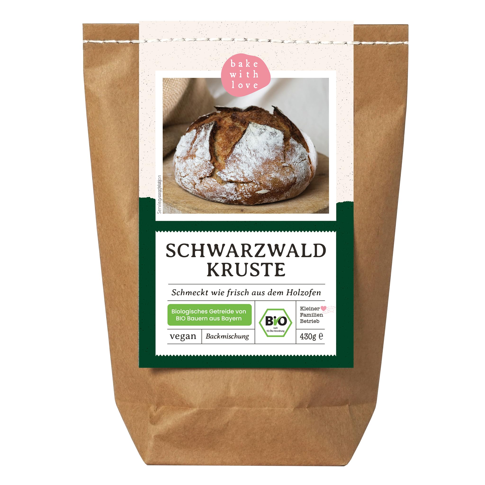 Bake with Love - Black Forest Gourmet Box | zestaw upominkowy z delikatesów ze Schwarzwaldu | koszyk prezentowy na Boże Narodzenie | kosz prezentowy wypełniony mieszankami chleba z bio, konfiturą i