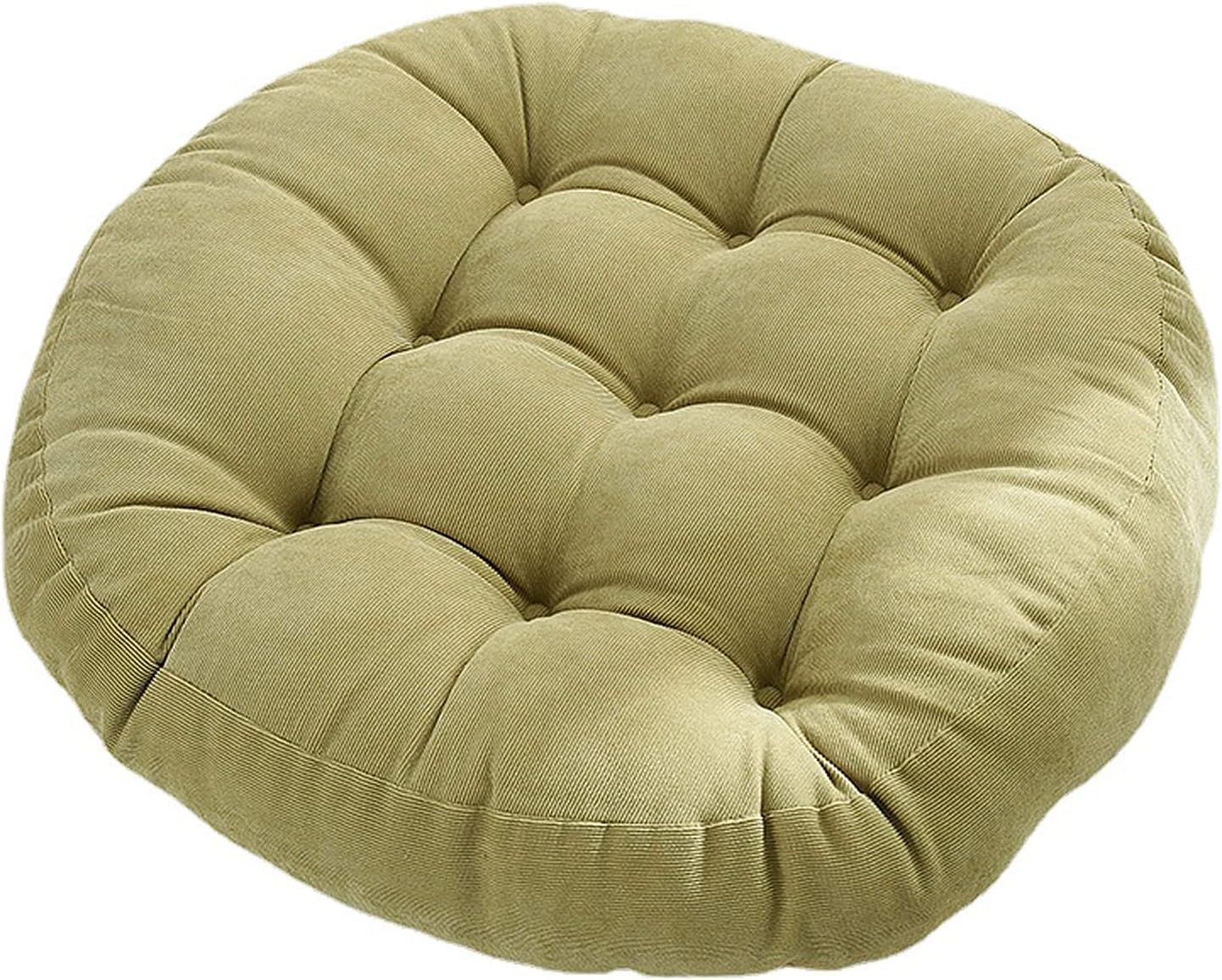 uyeoco Comfort Seat Cushion-Chair Pad round-42X42CM/55X55CM Floor Pillow Cushion Pad Mats for Office Car Outdoor Sofa Balcony Patio Dining Room(T9,55x55cm)