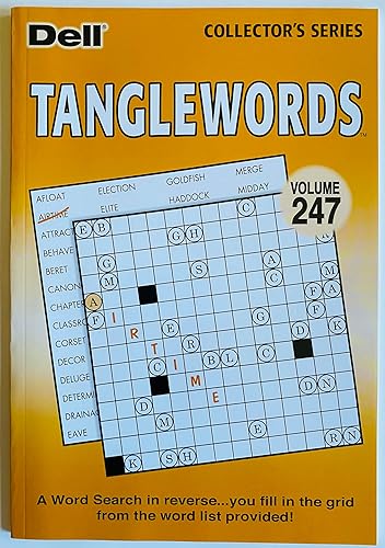 Miniatura 5 de Penny Press Tanglewords Word Search Buscar Buscar de la serie de coleccionistas de Dell (cajas de letterboxes) Problemas 247 y 248