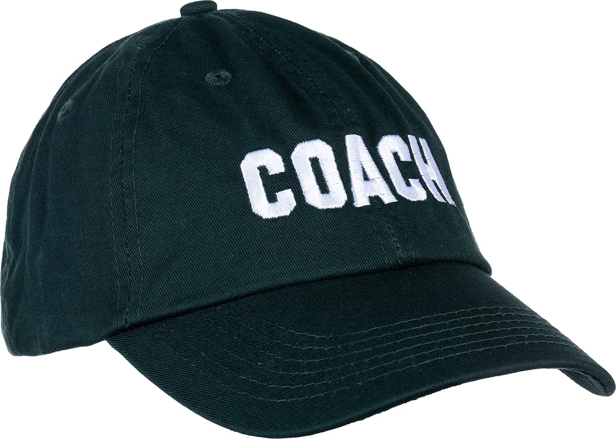 Entrenador | Gorra de béisbol de entrenamiento: gorra azul real, roja, verde, azul marino, negra para hombres y mujeres