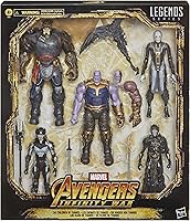 Vista 2 de Marvel Hasbro Legends Series Toys - Figura de acción coleccionable de 6 pulgadas, paquete de 5 figuras de The Children of Thanos, 5 figuras, diseño