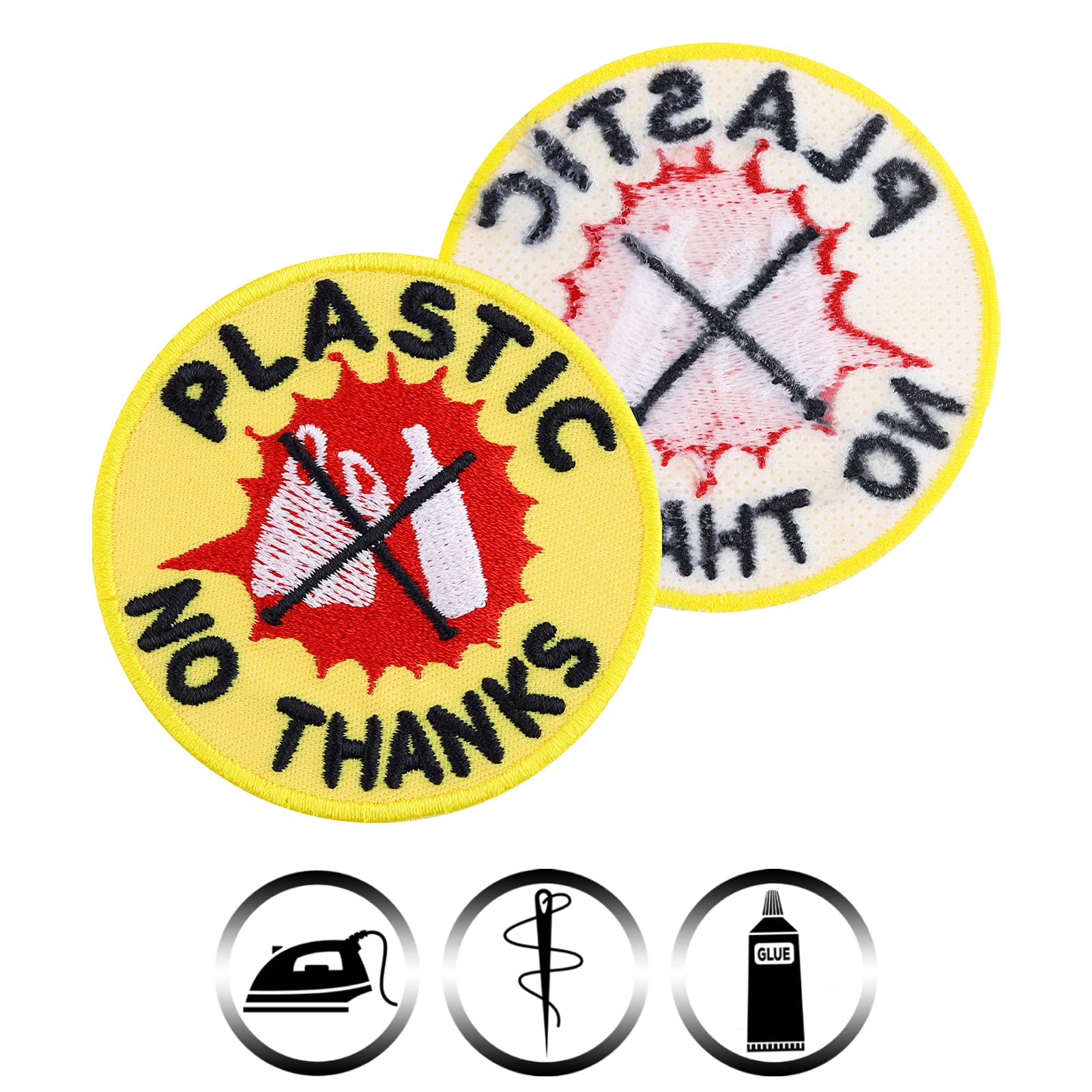 Atomkraft Nein Danke Französisch - Nucléaire Non Merci Aufnäher Flaggen