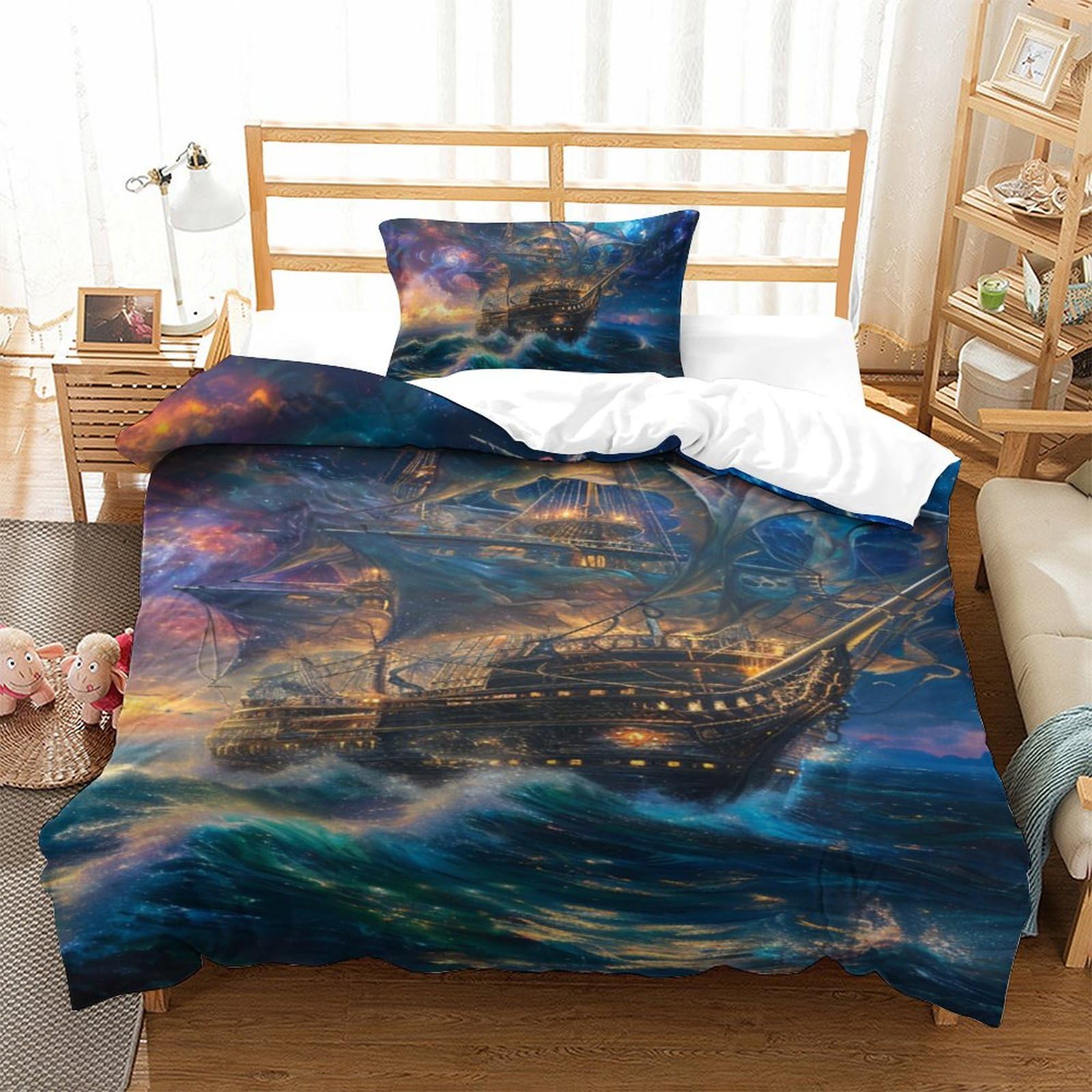 Housse de couette voile 135x200 cm idéale pour décorer une chambre d'enfant