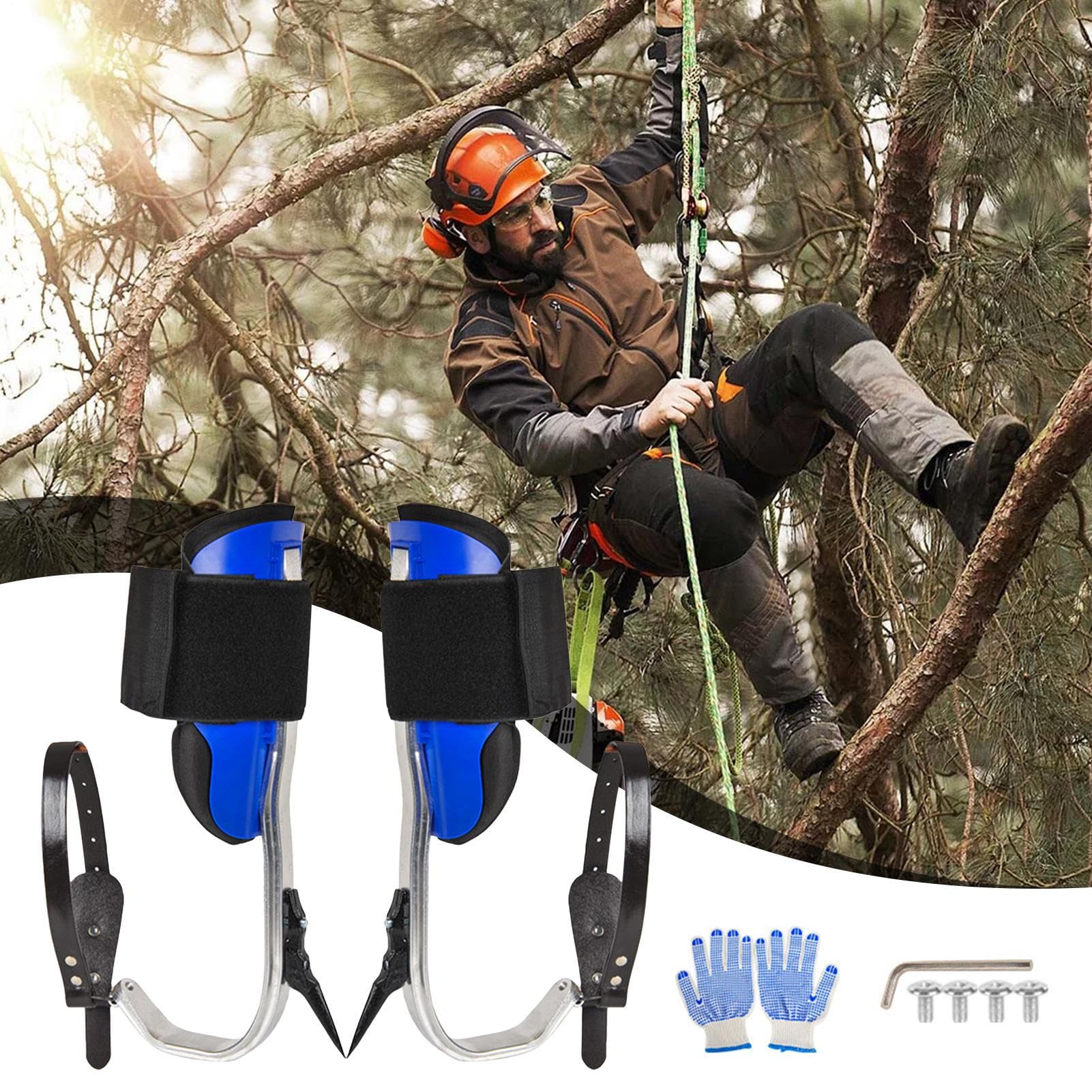 Puntas Para Escalada De Árboles - Garfios Portátiles Para Equipo De Escalada | Herramienta Segura Y Resistentes Para Palmeras - Herramienta Segura para Deportes al Aire Libre, Supervivencia, Recolecci