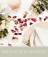 Vista 7 de Flora & Bloom Confeti biodegradable con conos preconstruidos Flores secas (3 litros) Kit de confeti de boda Conos abiertos y bandeja Jazmín