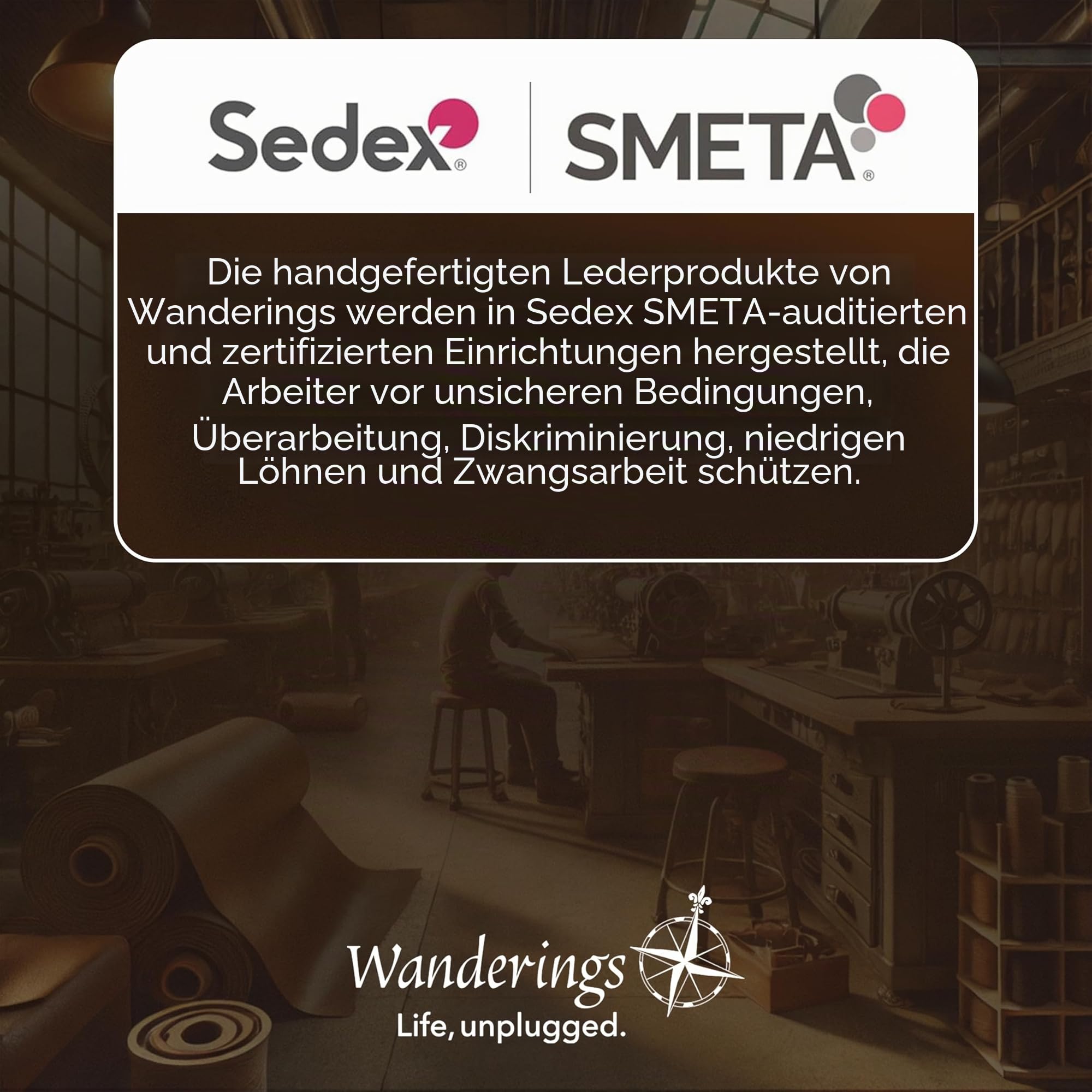 Wanderings Vintage Leder-Padfolio – 25,4 x 33 cm – Professioneller Organizer und Lebenslaufmappe, Antikleder-Dokumentenmappe mit Schreibblock Ideales für Männer und Frauen