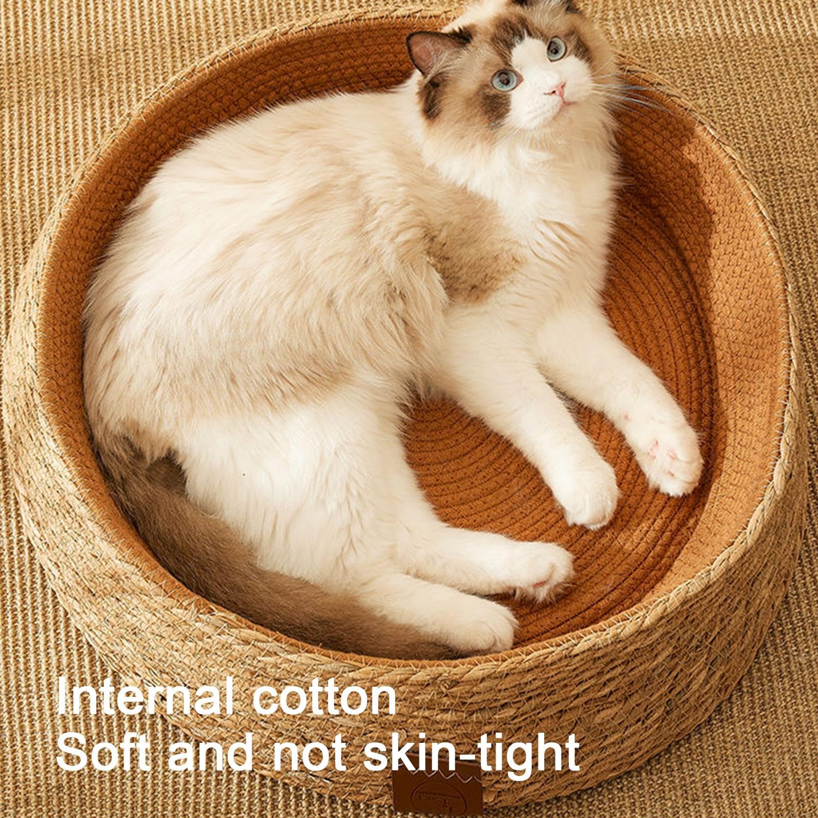 Cuccia per gatti – cuccia portatile per animali domestici | mobilia multifunzionale per gatti, in resistente, accogliente per , cuscino reversibile in peluche accogl