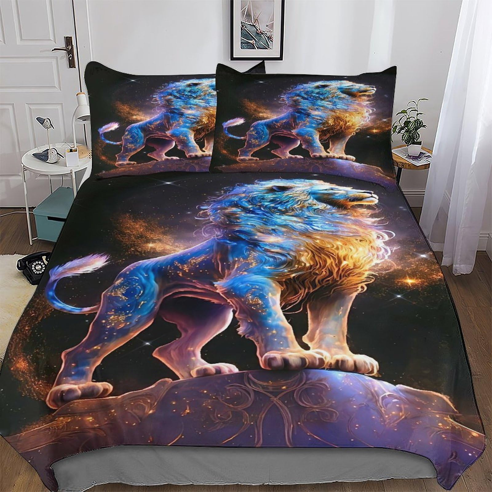 Parure de lit lion pour transformer la chambre des enfants ou des adultes en oasis