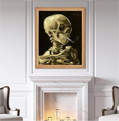 Miniatura 359 de A&T ARTWORK The Starry Night de Vincent Van Gogh. Tamaño del marco: 36 x 30 pulgadas, tamaño de la imagen: 30 x 24 pulgadas, reproducciones clásicas