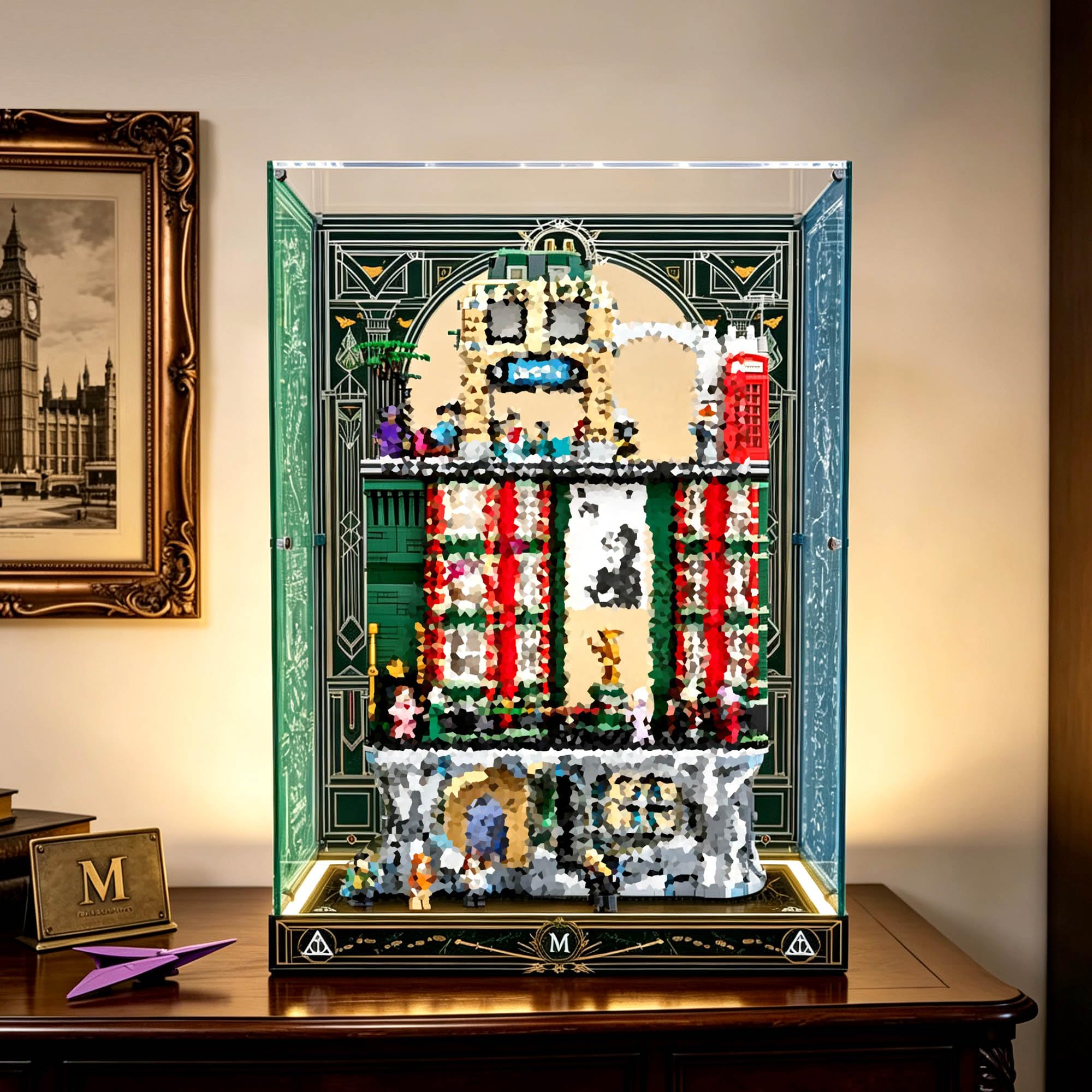 Vetrina compatibile con Le-go 76476 Ministry of Magic Sets
