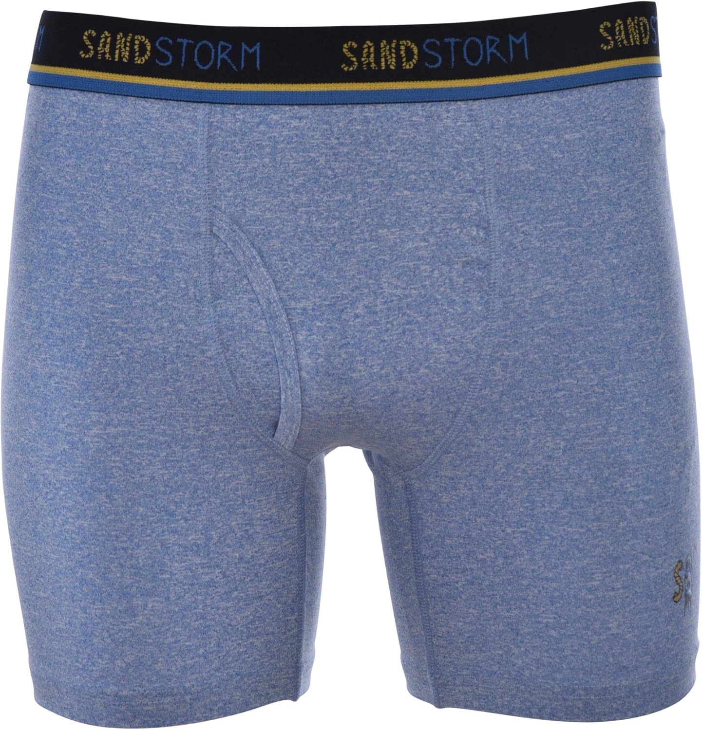 Sand Storm Mens Performance Boxer Briefs or Briefs - 6-Pack Tagless Breathable Underwear S-5XL Regular or Plus Size