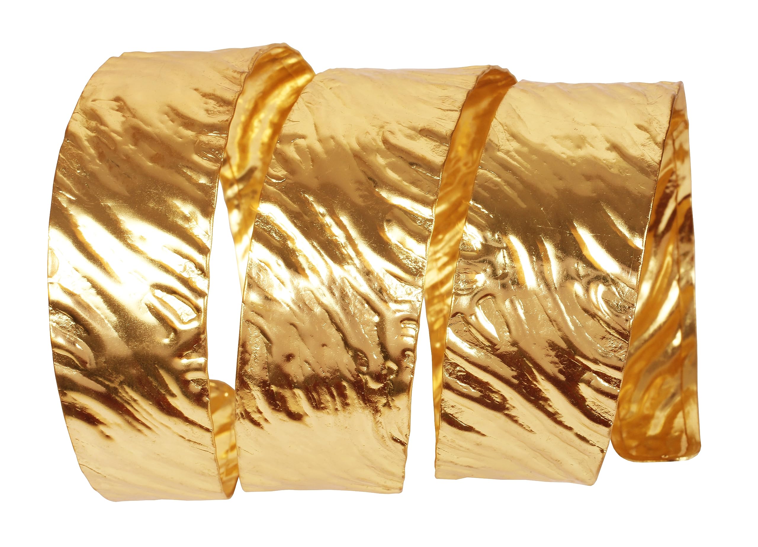 Touchstone Indian Bollywood Desire Brass Base Exotic Workmanship Free Size Cuff Bracelet in Antique Gold Or White Or Copper Tone for Women.