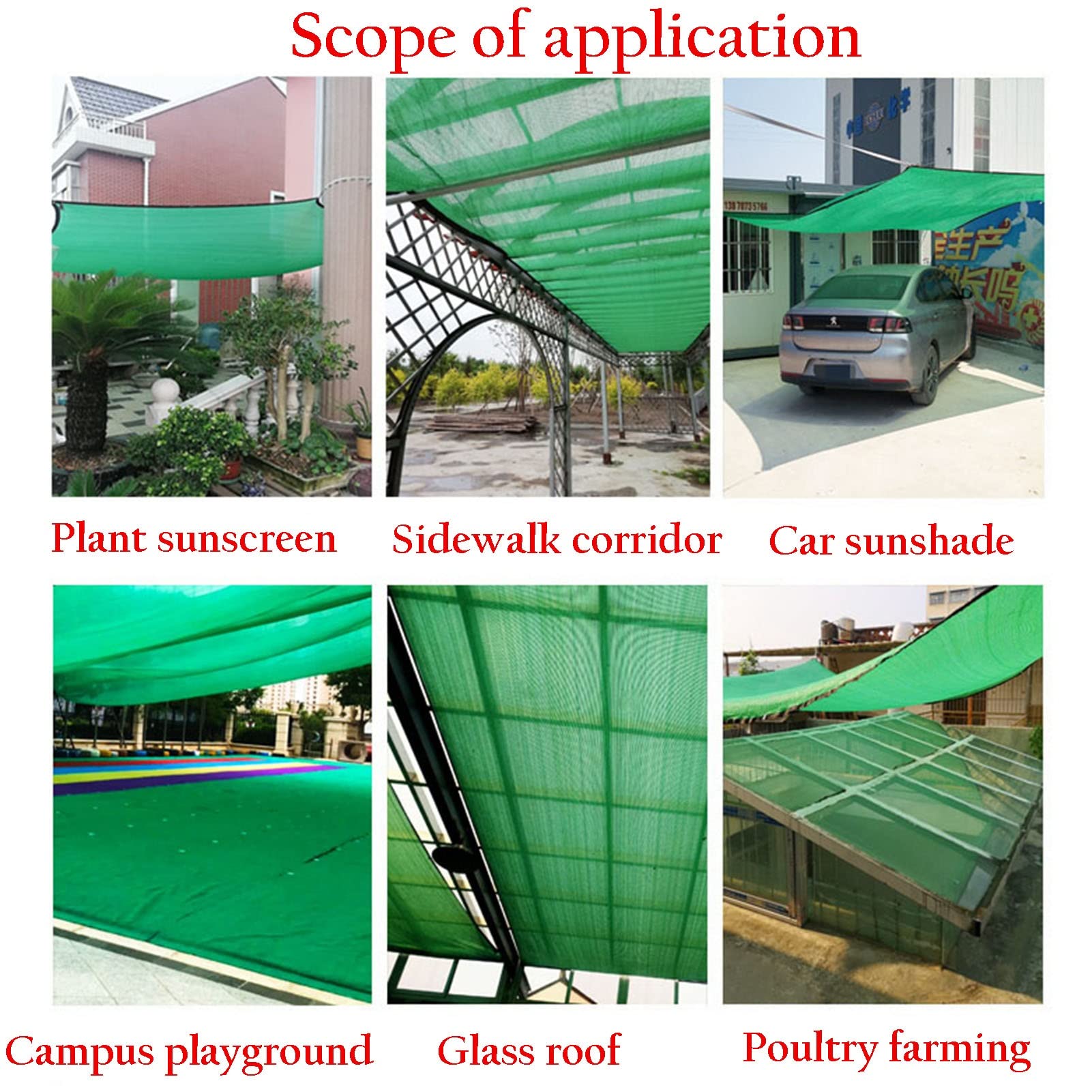 Greenhouse Filet D'ombrage Avec œillets, Taux D'ombrage à 90