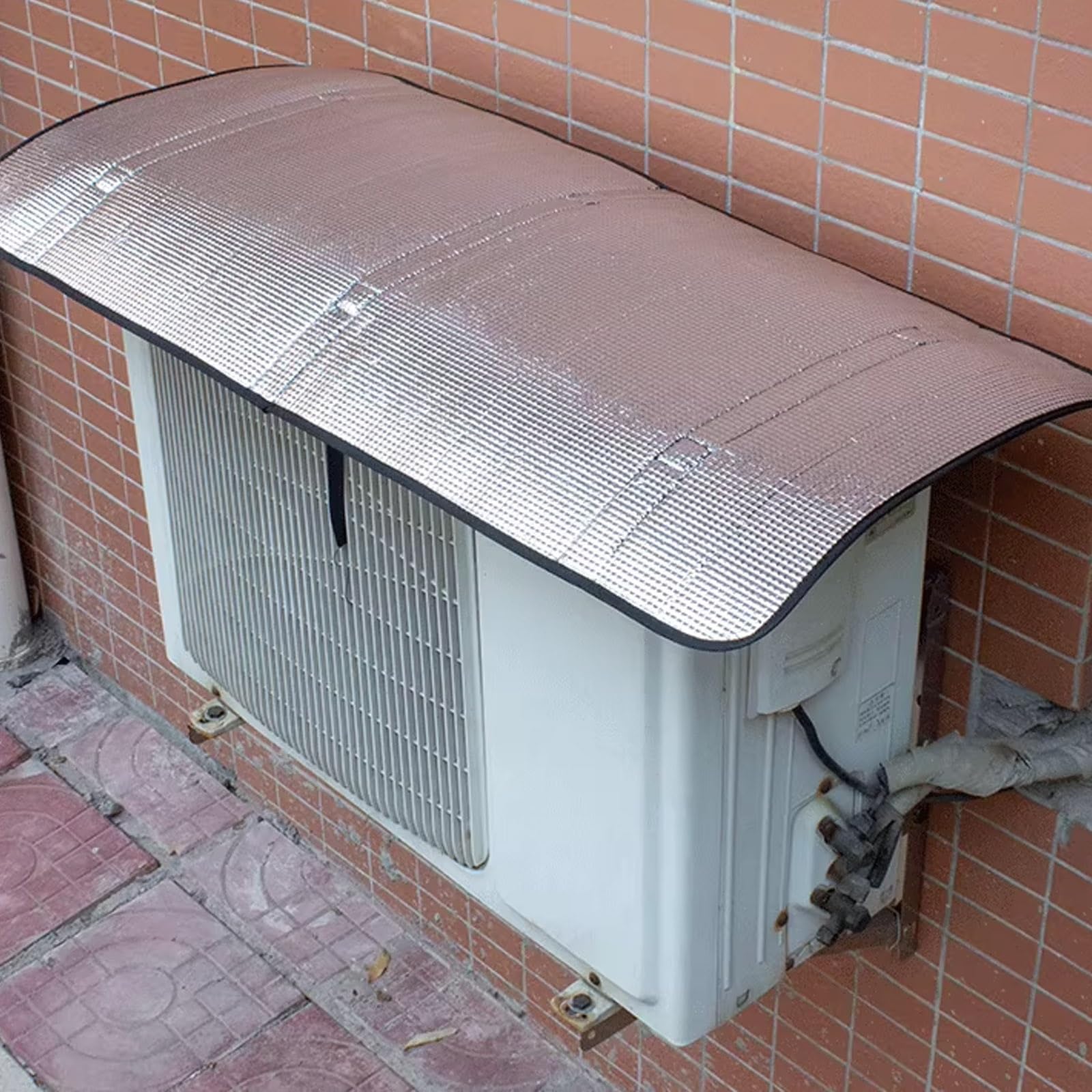 QYMYOZ Outdoor Air Conditioner Cover, Waterproof Sunshade Canopy for AC Units, Protection for Charging Stations, Durable Weatherproof Design for External Units