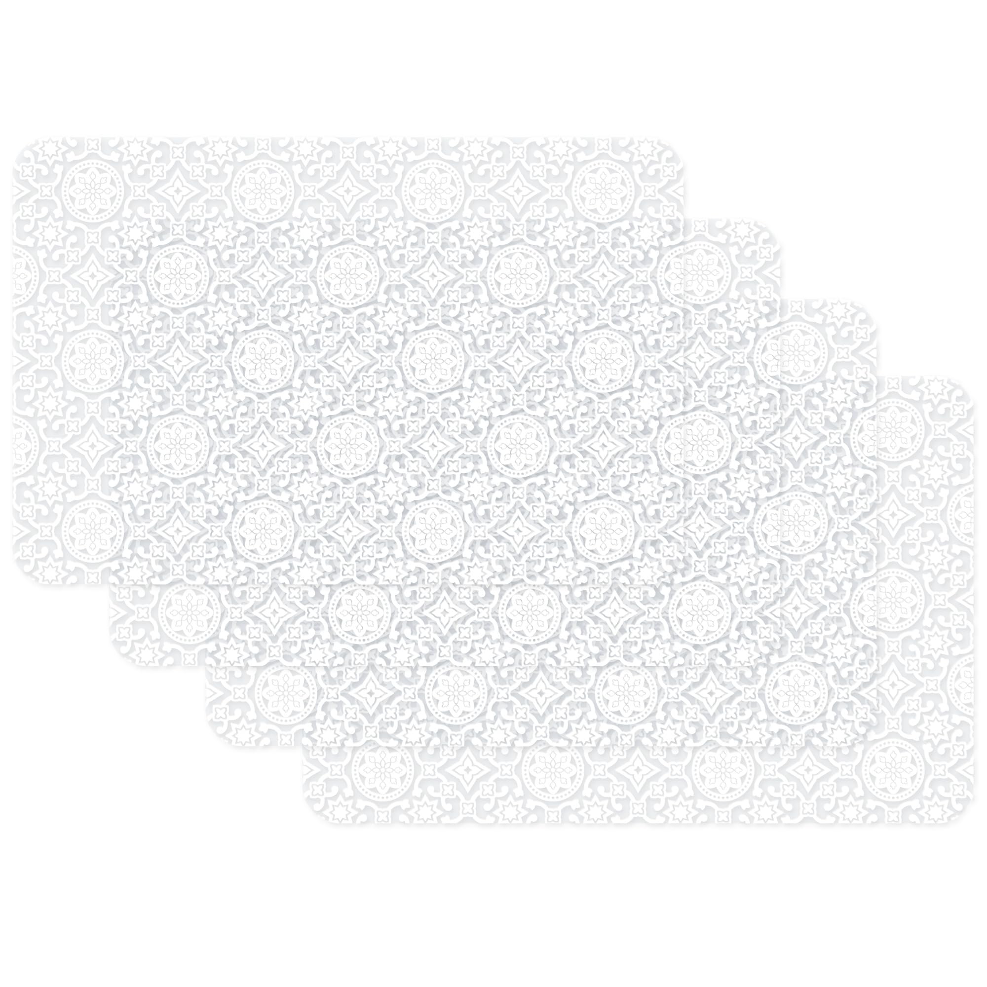 Tovagliette Venilia Set 4 Ment&agrave; - Sottobicchieri Lavabili 45x30 Cm, Food Safe, Cancellabili