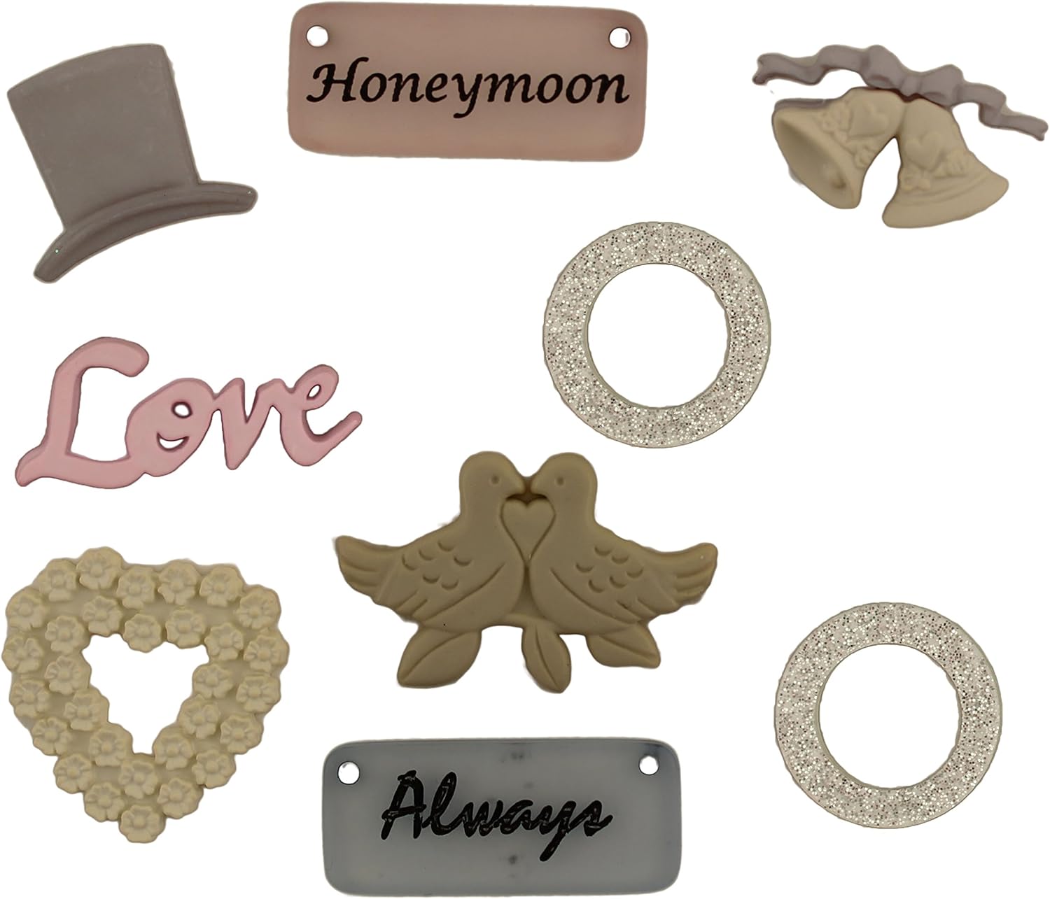 Buttons Galore and More Collection of Novelty Buttons and Embellishments Based on A Variety of Themes, Holidays, and Seasons for DIY Crafts, Scrapbooking, Sewing, Cardmaking and other Projects