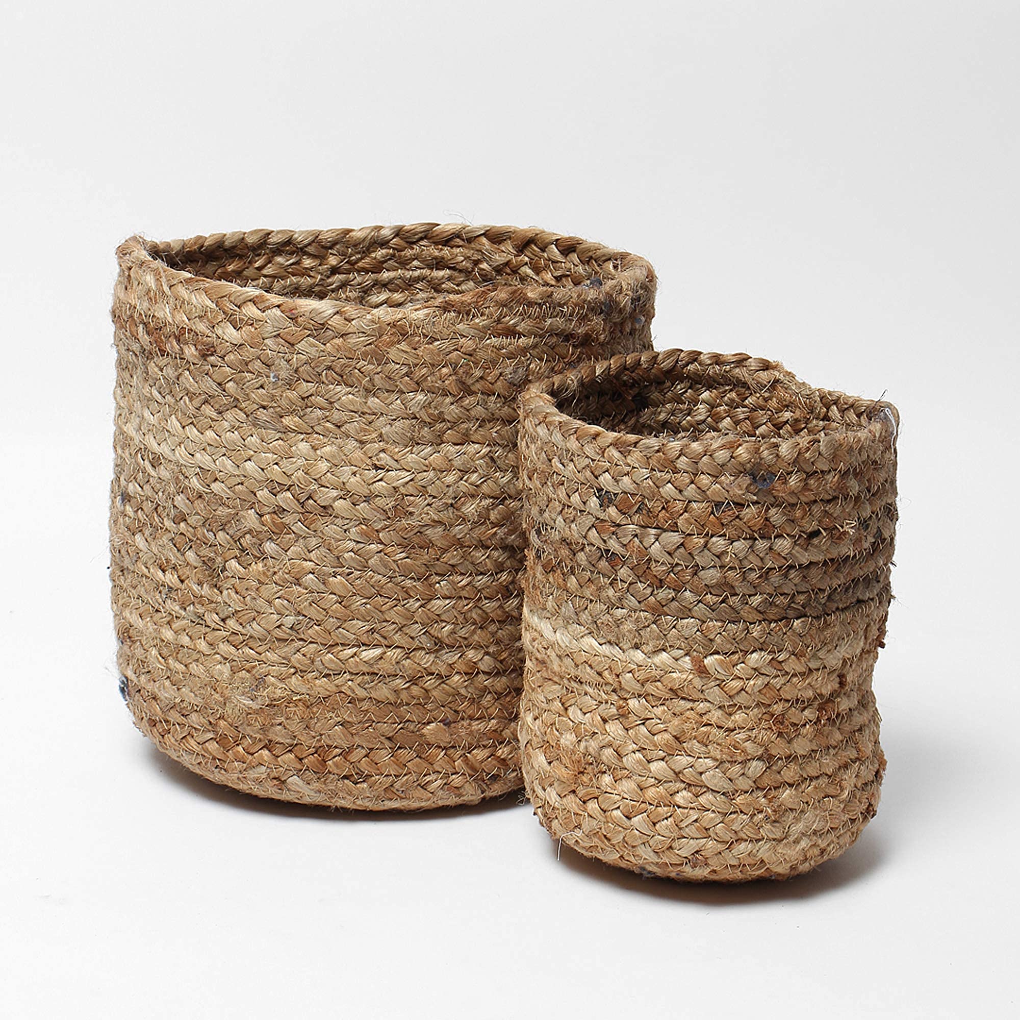 HabereIndia Pure Jute Indoor planters Online from Habere India/ Indoor Plant Basket which is Multi-Functional/Jute planters Online at (Set of 15 * 15 cm + 20 * 20 cm Without Handle) (B08HK1D3S6) Amazon Price History, Amazon Price Tracker