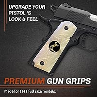 Vista 3 de Repuesto compatible para empuñaduras Pearl Premium 1911 Colt Gov. & Clones Taurus, S & W, Springfield, Rock Island