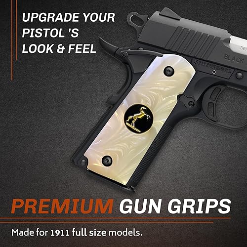 Miniatura 3 de Repuesto compatible para empuñaduras Pearl Premium 1911 Colt Gov. & Clones Taurus, S & W, Springfield, Rock Island